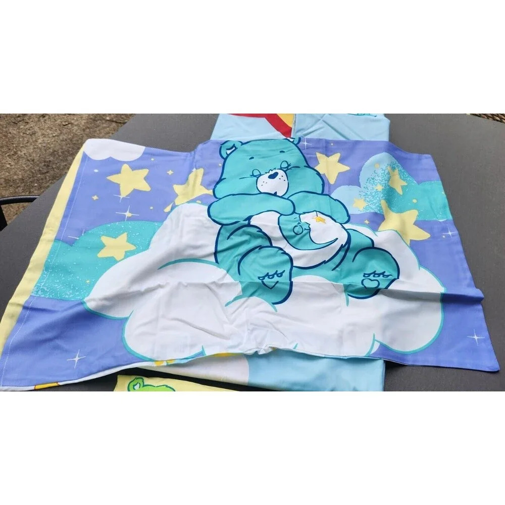 Care Bears Duvet Cover Fitted Sheet Pillowcase Set Doona New
